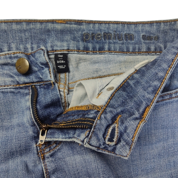 Women's Gap Factory Premium Flare Jeans Size 2/26R Denim Low Rise Bootcut 2012 - Picture 3 of 10